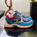 Best Chanel Fabric and Suede Calfskin Sneakers G34360 Blue 2020 Collection CE03652