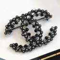 Chanel Black Pearl CC Brooch AB2204 2019 Collection CE04393