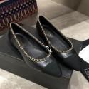 Chanel Calfskin Chain Ballerinas G35389 Black 2019 Collection CE00788