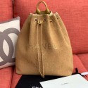 Chanel Cambo Canvas Backpack Camel 2020 Collection CE01711