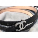 Chanel CC Belt 15mm Width Black/Pink 2018 CE02085