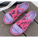 Chanel Cord Sandals G34602 Purple/Fuchsia 2020 CE02306