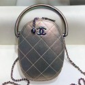 Chanel Grained Metallic Lambskin and Rainbow Metal Camera Case AS0765 Copper 2019 Collection CE04128