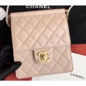 Chanel Lambskin with Imitation Pearls Mini Flap Bag AS0580 Apricot 2019 CE02499