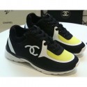 Chanel Lycra Sneakers G34765 Black/Yellow 2019 CE02113