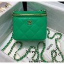 Chanel Mini Vanity with Classic Chain AP1340 Green 2020 Collection CE00710