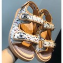 Chanel Tweed CC Logo Magic Loop Sandals G34726 Beige 02 2019 CE03282