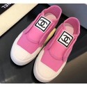 Chanel Vintage CC Logo Sneakers Pink 2019 CE01582