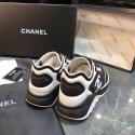 Copy Chanel Mesh and Lycra Sneakers G34763 Black 2019 CE02955