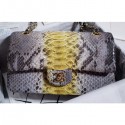 Copy Chanel Python Classic Flap Medium Bag A1112 09 CE04238