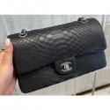 Copy Chanel Python Classic Flap Medium Bag A1112 13 CE02584