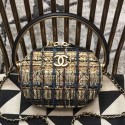 Copy Cheap Chanel Tweed Camera Case AS0764 Gold/Black/Blue/Green 2019 Collection CE03230