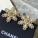 Fake Chanel Snowflake Stud Earrings AB2208 White 2019 Collection CE01154