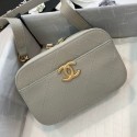 Fashion Chanel Grained Calfskin Waist Bag/Belt Bag AS0311 Gray 2019 Collection CE00803