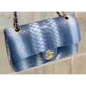 Knockoff Chanel Python Classic Flap Medium Bag A1112 21 CE03009