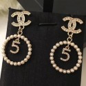 Replica Chanel 5 Hoop Short Earrings 2019 Collection CE00670