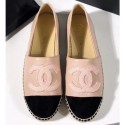 Replica Chanel Stitching CC Logo Espadrilles Nude CE01277