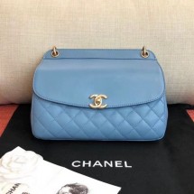 Chanel Flap Bag AS0416 Blue 2019 Collection CE01184