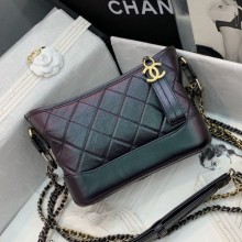 Best Chanel Small Iridescent Aged Calfskin Gabrielle Hobo Bag A91810 2019 Collection CE01495