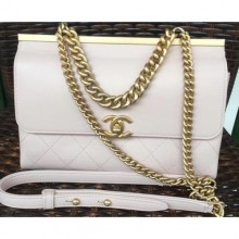 Best Imitation Chanel Coco Luxe Small Flap Bag A57086 White 2018 CE03740