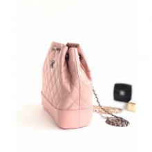 Chanel Aged Calfskin Gabrielle Small Backpack Bag A94485 Light Pink CE02839