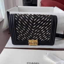 Chanel Boy Waist Bag AS0093 Black 2019 Collection CE03270