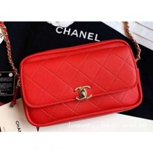 Chanel Casual Trip Waist Bag AS0142 Red 2019 CE02632