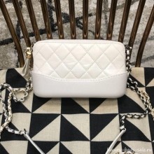 Chanel Gabrielle Clutch on Chain/Mini Bag A94505 White 2019 Collection CE03508