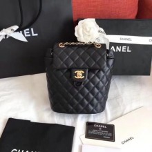 Chanel Lambskin Quilting Small Backpack Black 2019 CE03958