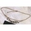 Best Knockoff Chanel 'CHANEL' Waist Chain Black/Gold 2018 CE03070