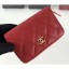 Best Quality Chanel Caviar Leather Classic Zipped Card Holder A69271 Red CE02331