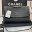 Best Quality Fake Chanel Quilted Calfskin Triple Flap Bag A8095# Black 2020 Collection CE02605