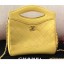 Best Quality Imitation Chanel Mini Chanel 31 Shopping Clutch Bag Yellow 2019 CE01598