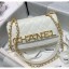 Best Quality Replica Chanel Calfskin Small Flap Bag With Logo Chain AS1490 White 2020 Collection CE01418