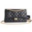 Chanel 2.55 Reissue Size 226 Bag in wrinkled calfskin black with gold hardware CE03895