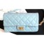 Chanel Aged Calfskin 2.55 Reissue Waist Bag A57791 Baby Blue 2019 CE01119