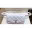 Chanel Calfskin Chain Belt Quilted Fanny Pack Waist Flap Bag AS0628 White 2019 CE01951