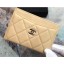 Chanel Caviar Leather Classic Card Holder A31510 Apricot CE01797