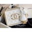 Chanel Chain CC Filigree Small Vanity Case Bag AS1785 White 2020 CE03081