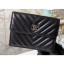 Chanel Chevron Small Flap Wallet 31581 Lambskin Black CE04298