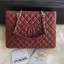 Chanel Grained Calfskin Grand Shopping Tote GST Bag Dark Brown/Silver Collection CE02978