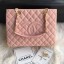 Chanel Grained Calfskin Grand Shopping Tote GST Bag Pink/Gold Collection CE02878