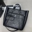 Chanel Quilted Calfskin Pocket Large Zipped Shopping Bag AS1299 Black 2020 Collection CE02546