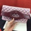 Chanel Quilted Velvet 31 Clutch A70521 Burgundy 2019 Collection CE00548