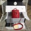 Chanel vanity case Lambskin & Gold-Tone Metal AS0323 red CE01474