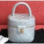 Chanel Vintage Vanity Case Bag Pearl Gray 2019 CE04168