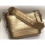 Cheap Replica Chanel Crocodile Embossed Calfskin Gabrielle Small Hobo Bag AS0865 Metallic Gold 2019 CE03760