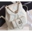 Fake Chanel Caviar Leather Vintage Duma Backpack Bag AS1371 White 2020 CE02411