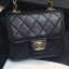 First-class Quality Chanel Quilting Lambskin Super Mini Waist Bag Black 2019 Collection CE03956