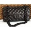 Imitation Best Quality Chanel So Black Medium Classic Flap Bag 1112 in Lambskin CE00567